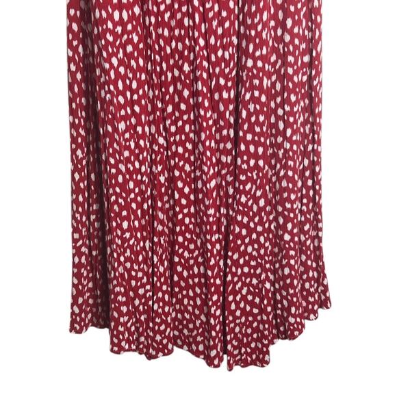 Since Then Holiday Guka Polka Dot Puff Sleeve Dress Size L - Picture 8 of 15